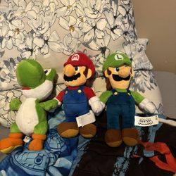 Mario Plushies 