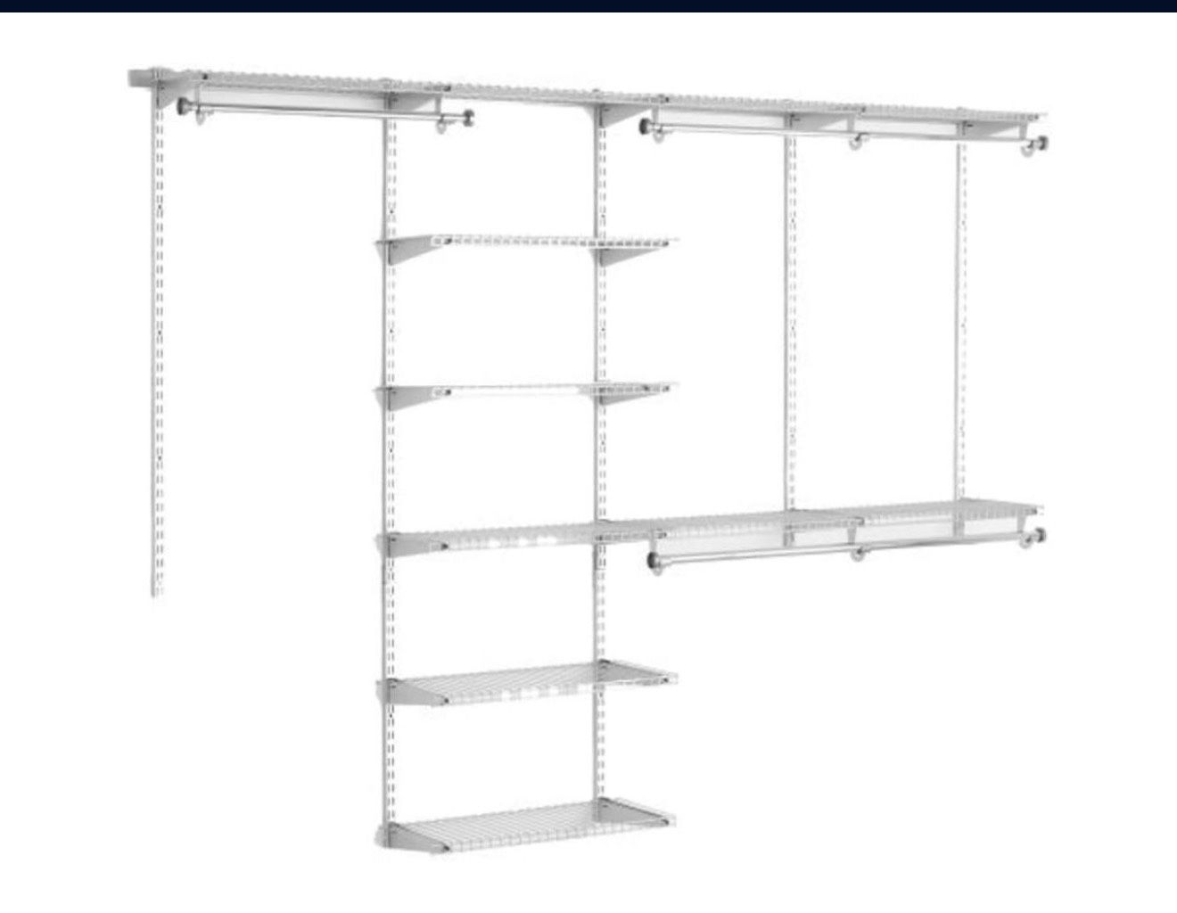 Adjustable Metal Wire Shelving