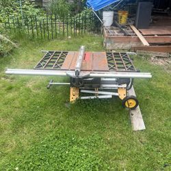 Table Saw on Dewalt Portable Stand, Pick Up Only