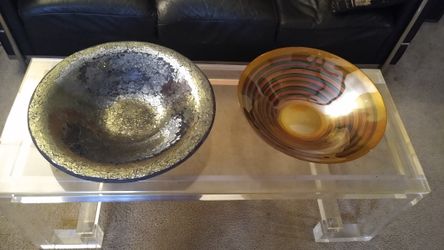 Glass Decorative Centerpiece Bowls