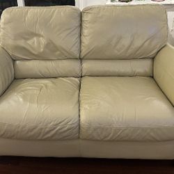 Lether Couch & Live Seat