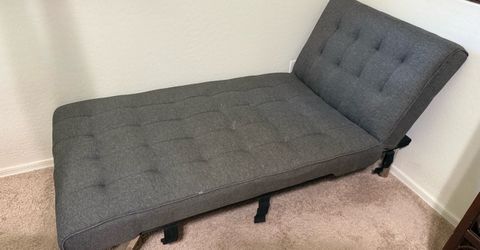 Futon and tv