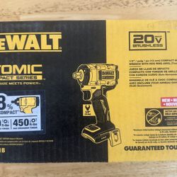 DEWALT 1/2” Atomic Impact Wrench 20V, DCF921B