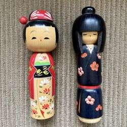 Authentic Japanese Kokeshi Dolls