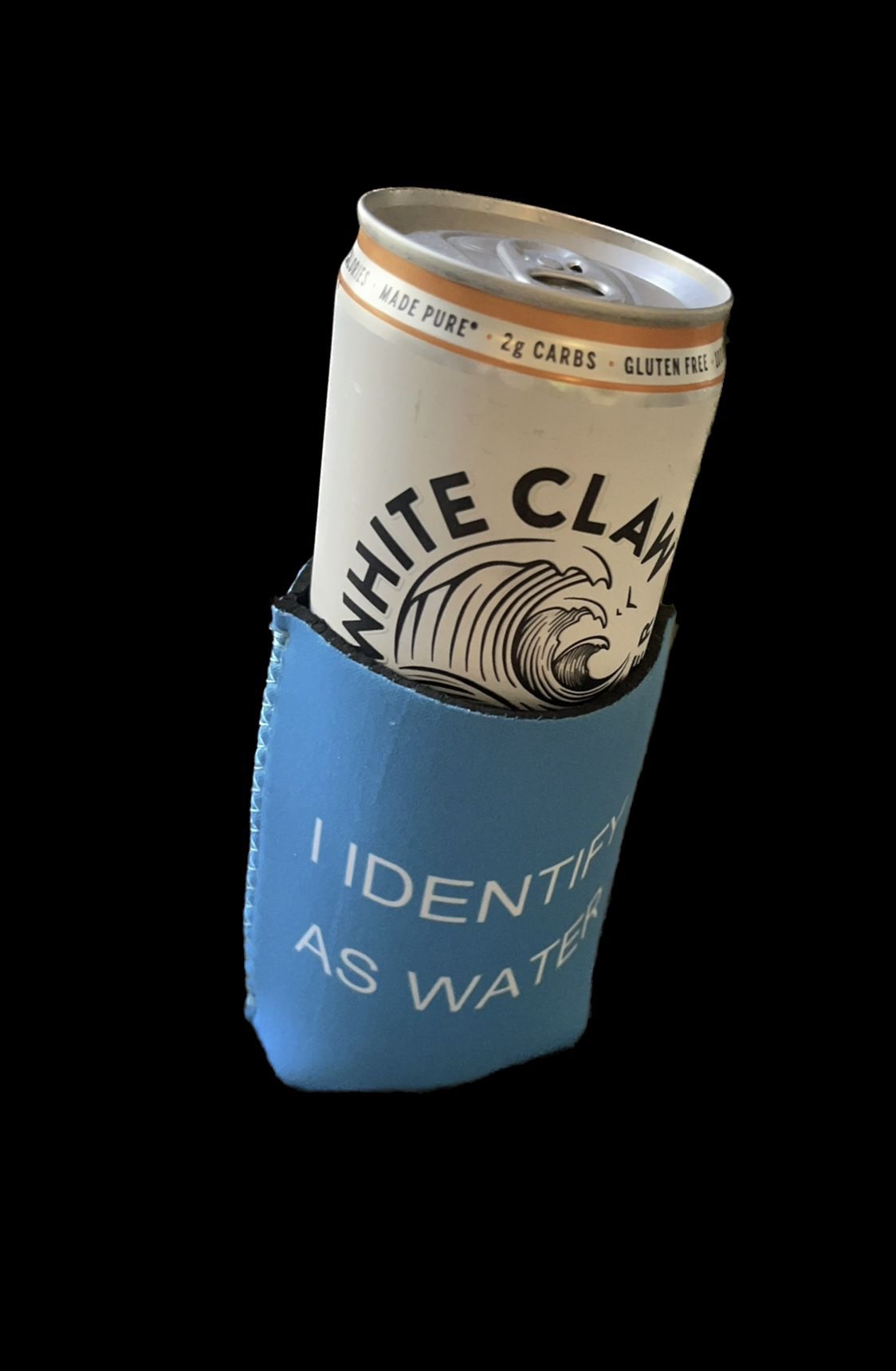 I Identify As Water Koozie/ Can Cooler
