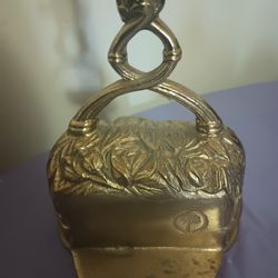 Antique brass door stopper 