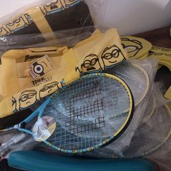 Wilson Jr Tennis Rackets, Bags  And Court Lines