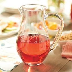 Jarra de cristal de princess house de 86-oz