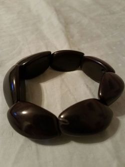 Black Women's Bracelet. Tagua jewelry From Ecuador.