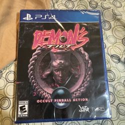 Demons Tilt PS4 PlayStation 4 Limited Run LRG OOP Pinball Physical release RARE New Sealed 