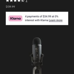 Blue YETI Microphone BRAND NEW
