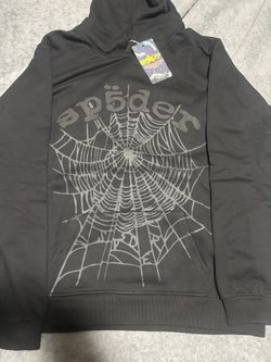 Spider Hoodie Black
