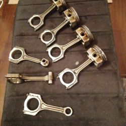 Kia And HYUNDAI OEM Pistons And Connecting Rods For Most Models 4cylinder & V6 Engines  Motor Parts 