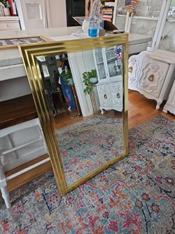 Large Beveled Mirror
