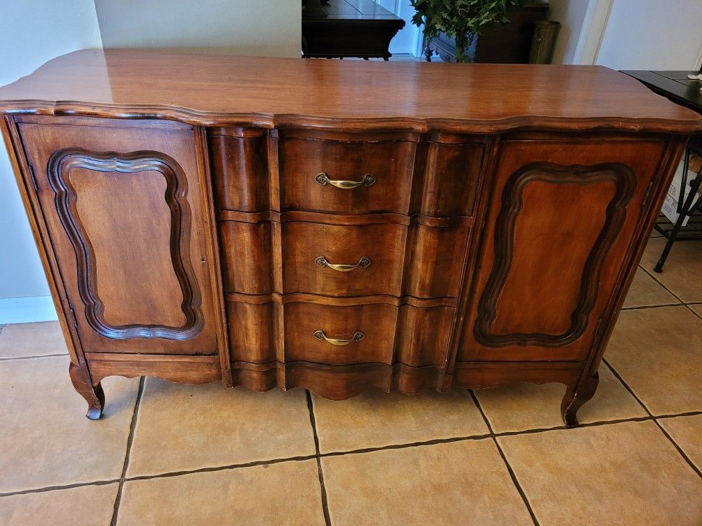 Antique Buffet Sideboard Console Table