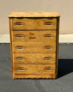 Antique highboy dresser