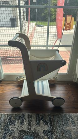 Pottery Barn Wooden Shopping Cart
