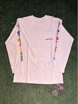White Rainbow Chrome Hearts Long sleeve