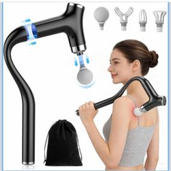 Long handle massage gun