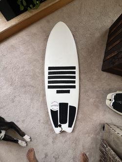 5’4” Quiksilver Ripper Softboard / Foamie Twin Fin (32L) - Includes Twin Fins