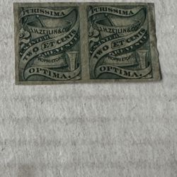United States Optima Proprietors Pair Mint Hinge 1898
