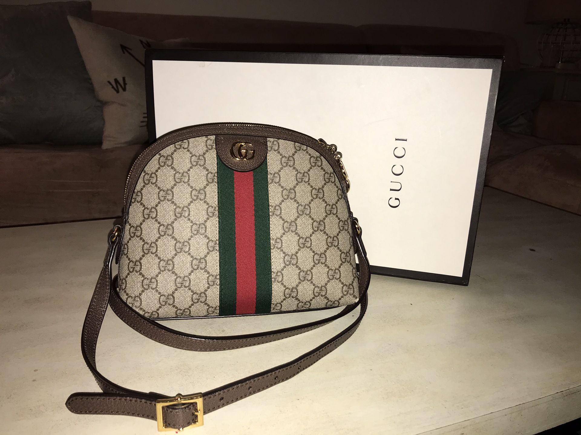Authentic Gucci Ophidia rounded crossbody bag