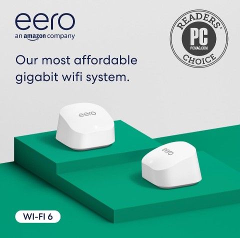 Eero 6+ Mesh wifi System (2-pack)