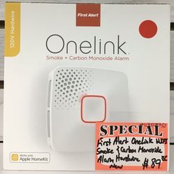 First Alert Onelink Wi-Fi Smoke & Carbon Monoxide Alarm Hardwire New 