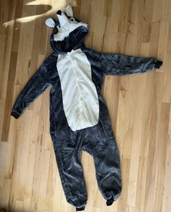 Plush Wolf Costume For Kids