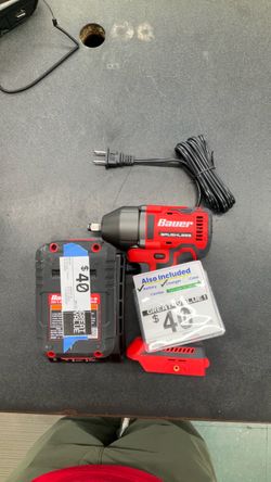 Bauer Brushless 20V Impact Driver with Battery and Charger