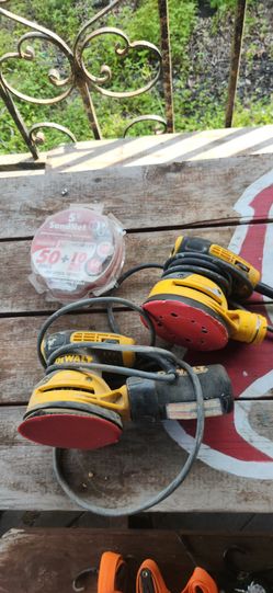 2 Dewalt sanders $80 for both
