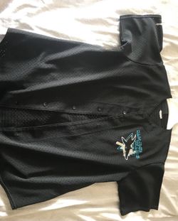 San Jose Sharks Vintage Baseball Jersey 