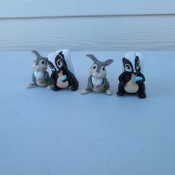 Bambies Friends, Thumper And Flower Toys