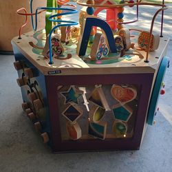 B. Toys Youniversity Wooden Activity Cube for toddlers