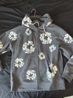 Rhinestone Denim Tear