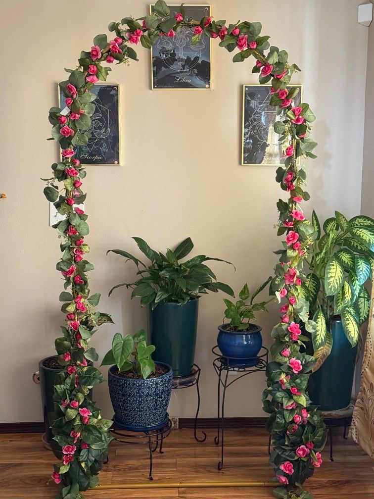 Arco for party already assembled and decorated.