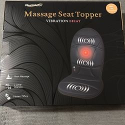 Massage seat topper