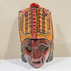 Mayan Carved  Mask 