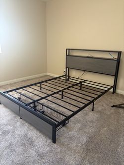 Queen size bed frame