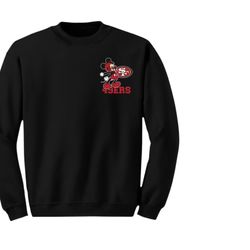 49ers/Mickey Inspired Sweatshirt All Sizes Hoodies Available 