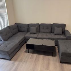 Sofa Set And Table