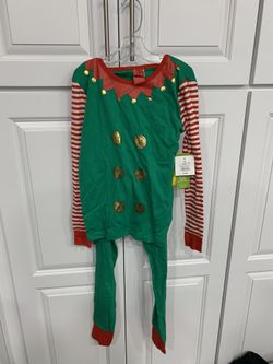 Big Kids Christmas Elf PJ’S Brand New with Tags Size 12