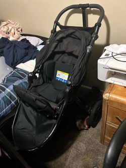 Black Baby Stroller with Canopy