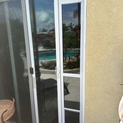 Pet door for sliding glass door