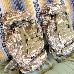 Heavy Duty Tactical Backpack - Digital Desert Camo (MOLLE)