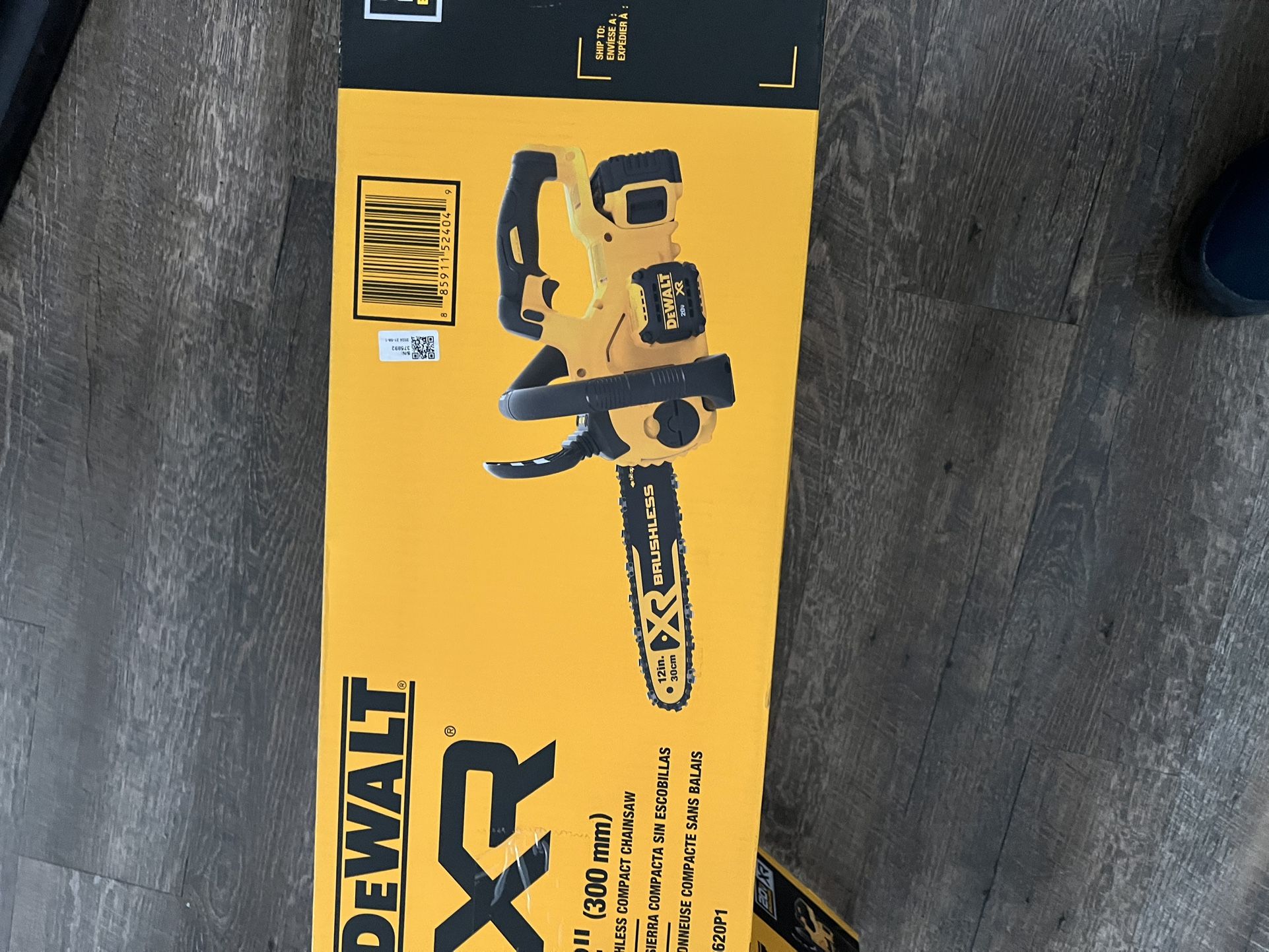 chainsaw with battery and charger