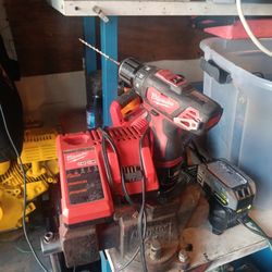 Milwaukee Drill ,battery, And Charger 