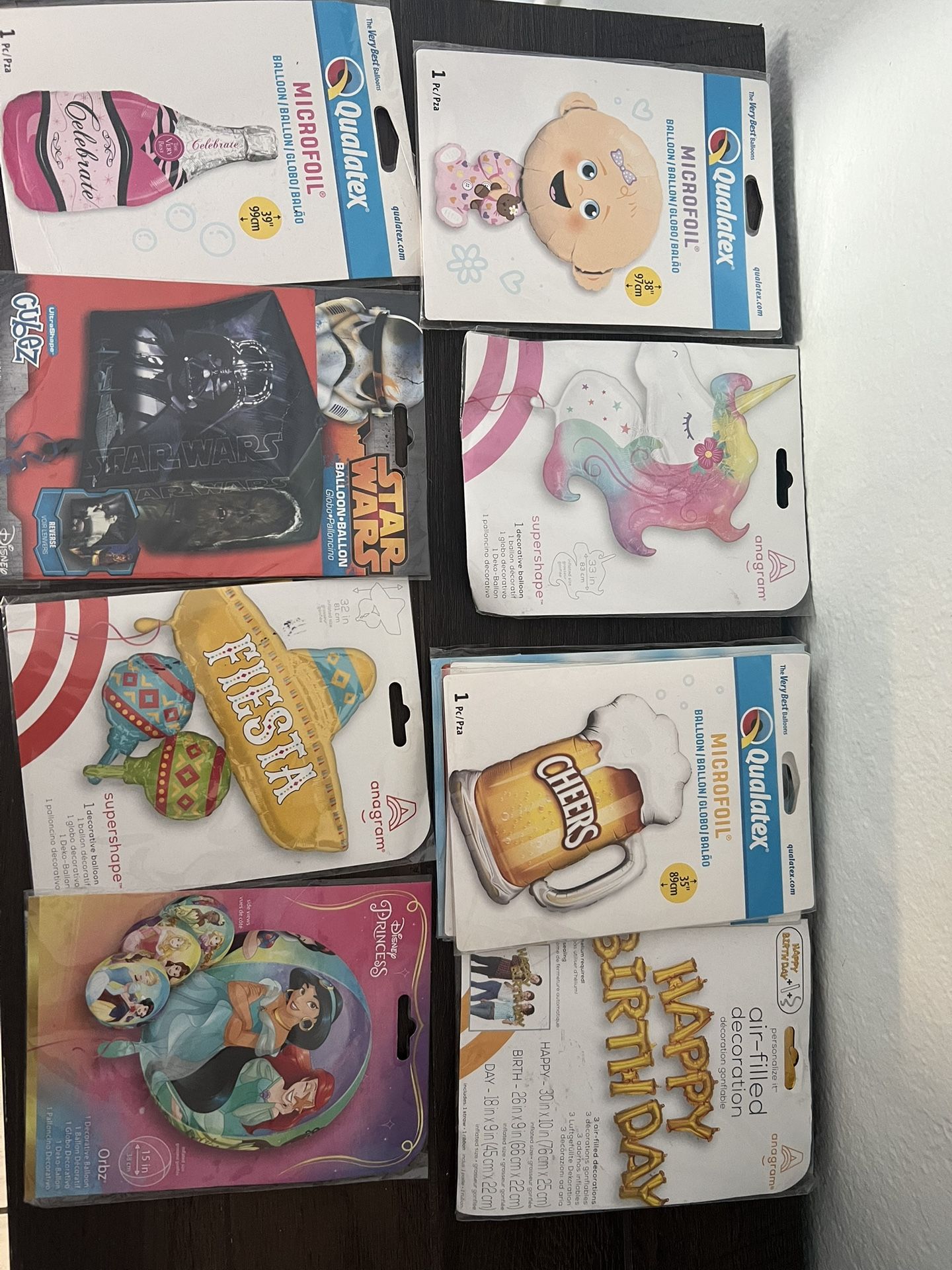 variety of Different Themes Balloons 