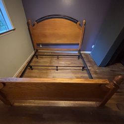 California King Bed Frame, Box Spring, Mattress