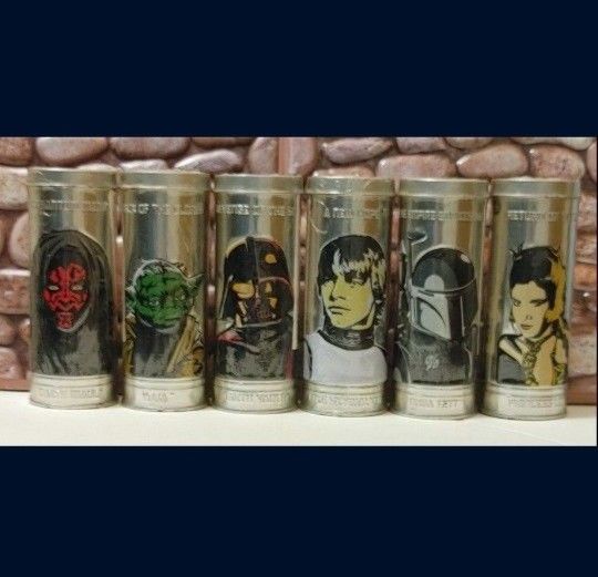 COMPLETE SET OF 6 Vintage STAR WARS/BURGER KING WATCHES (FACTORY SEALED) MINT CONDITION!💣💥Please Read Description.